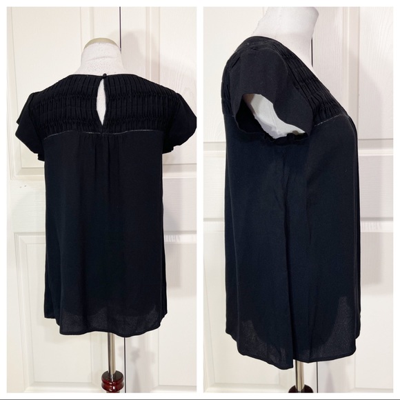 NWT! Joie Annis Top in Caviar - Picture 2 of 7